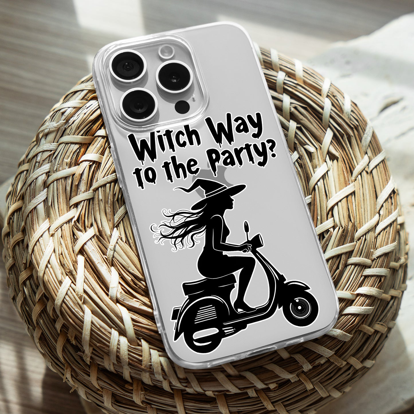 Which Way to the Party TPU Clear Case for iPhone & Samsung Phones