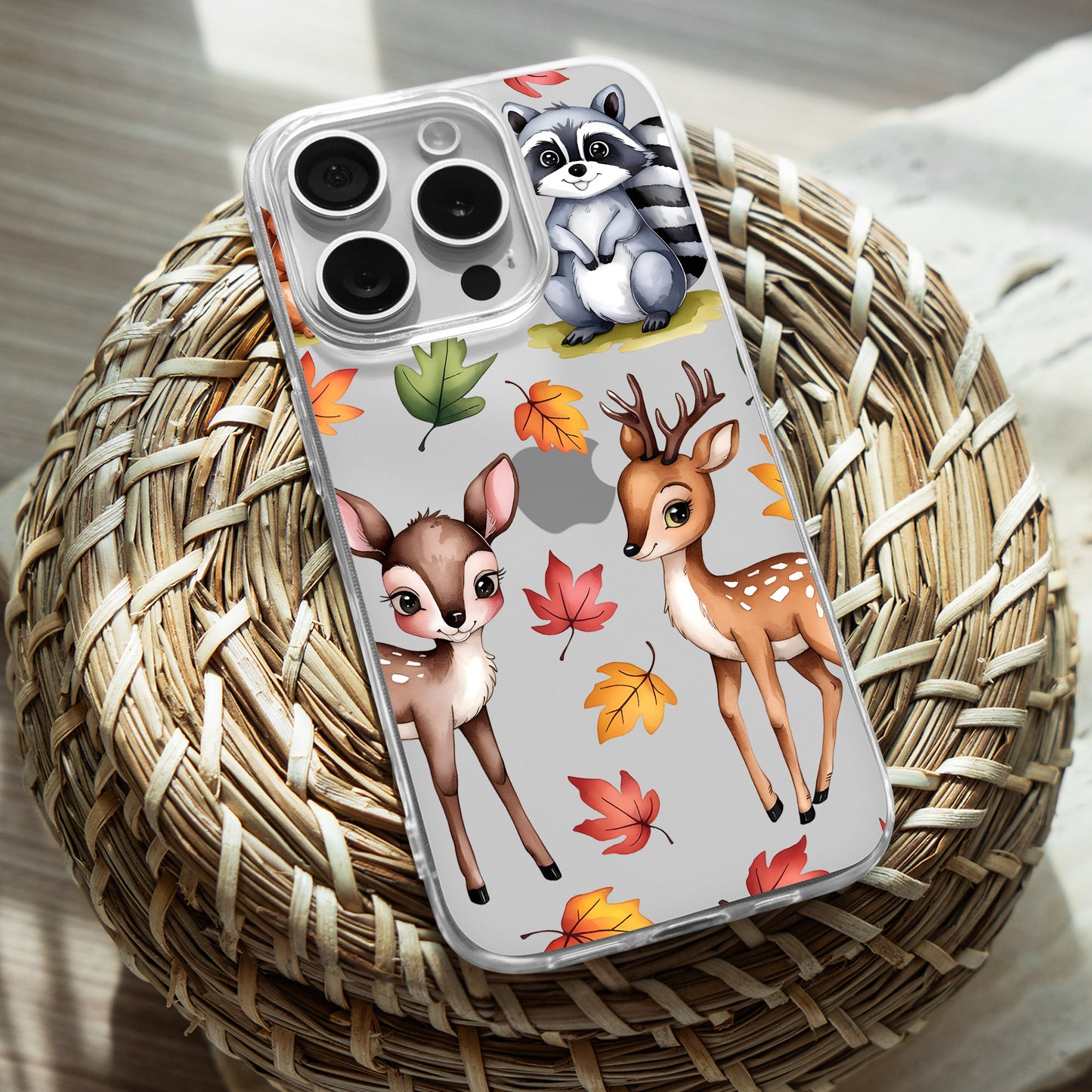 Whimsical Dears TPU Clear Case for iPhone & Samsung Phones