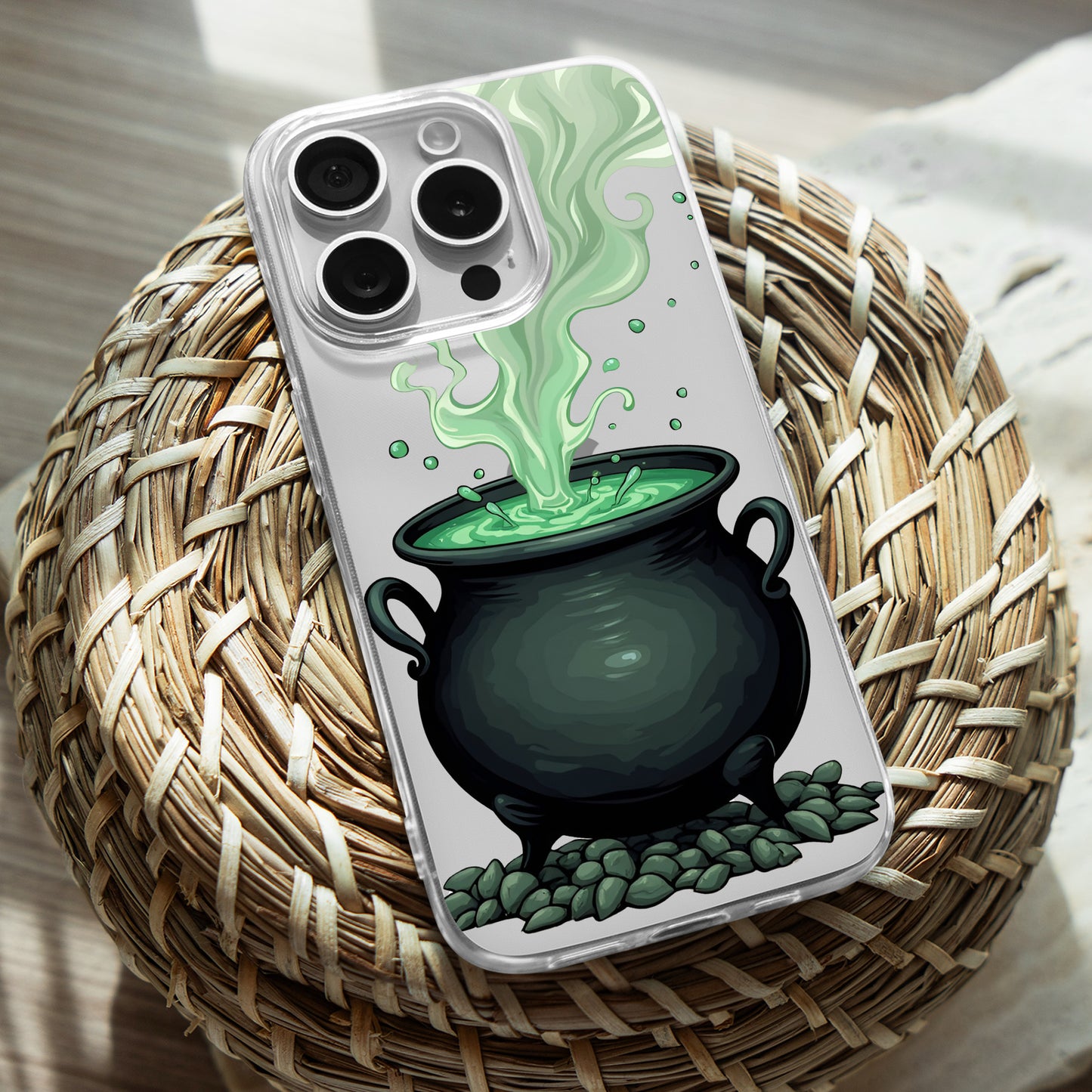 Bubbling Cauldron TPU Clear Case for iPhone & Samsung Phones