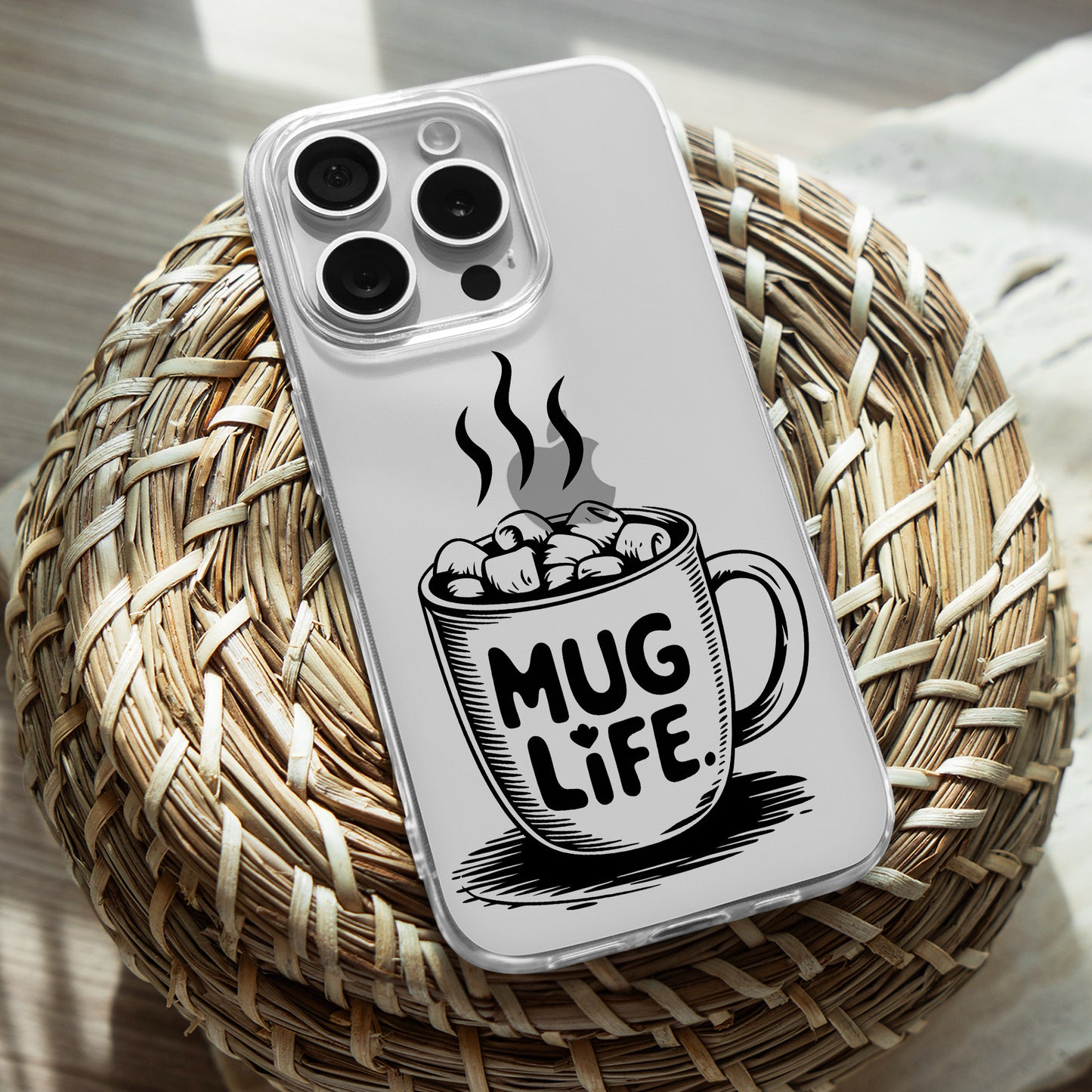 Mug Life TPU Clear Case for iPhone & Samsung Phones