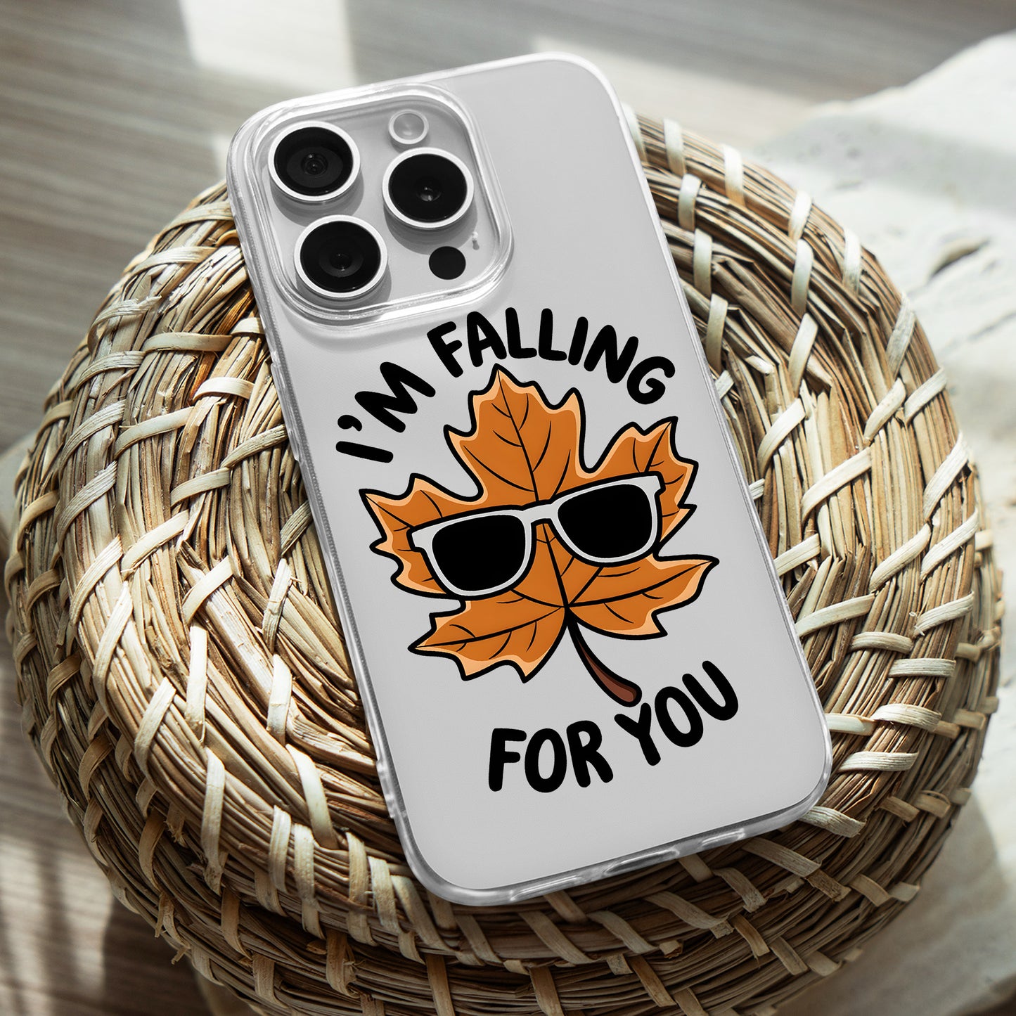 Fall Left For You TPU Clear Case for iPhone & Samsung Phones