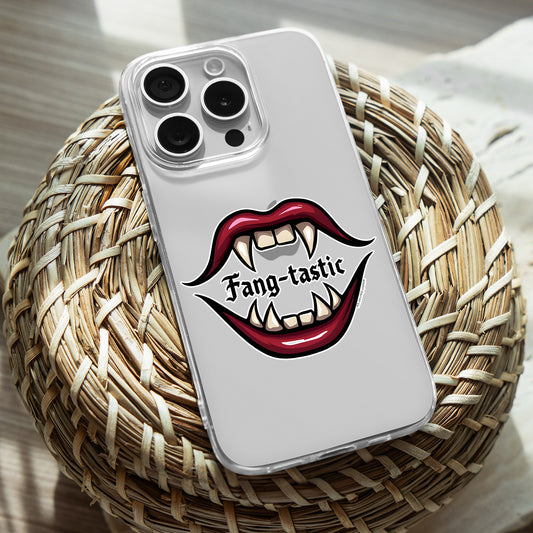 Vampire Fangs TPU Clear Case for iPhone & Samsung Phones