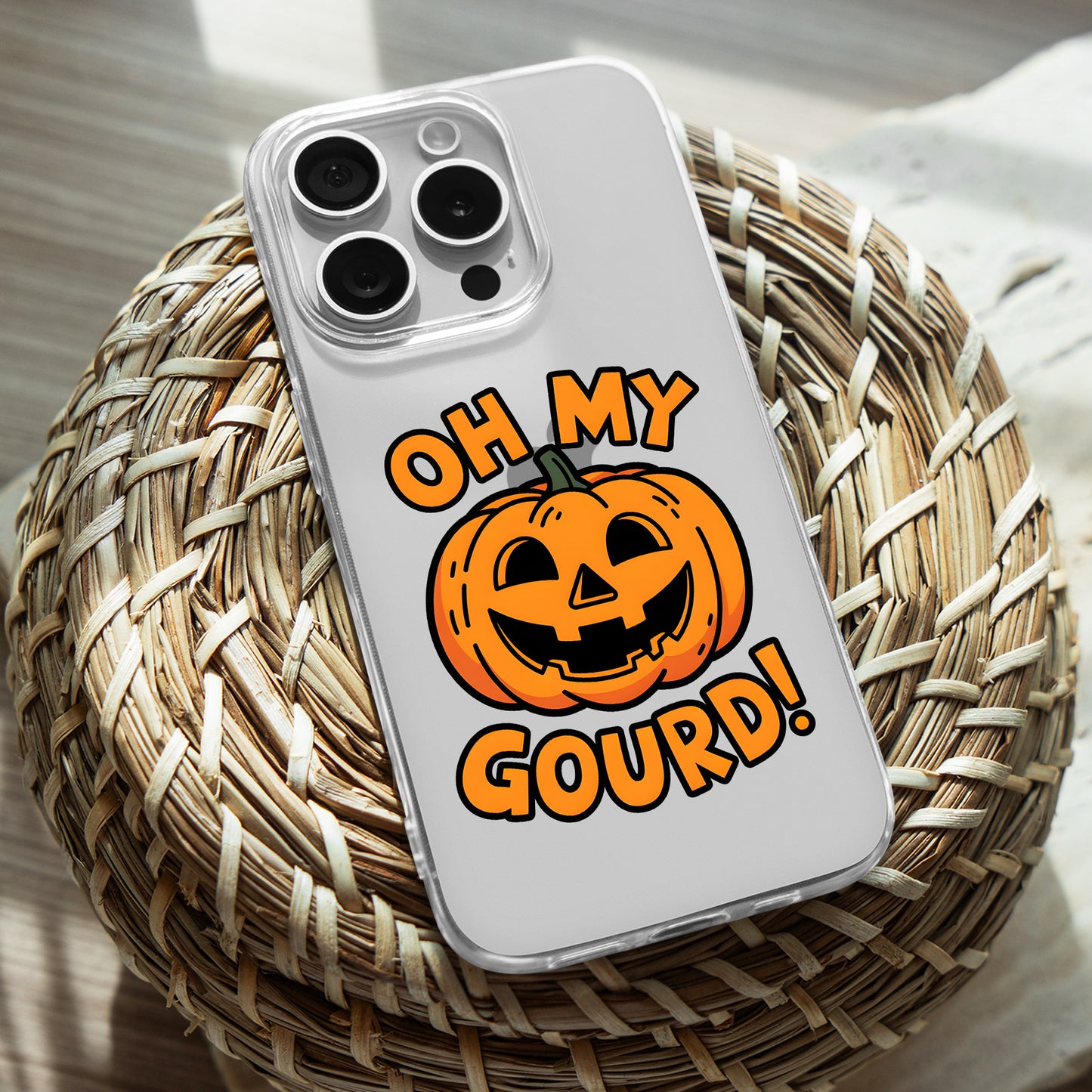 Oh My Gourd TPU Clear Case for iPhone & Samsung Phones