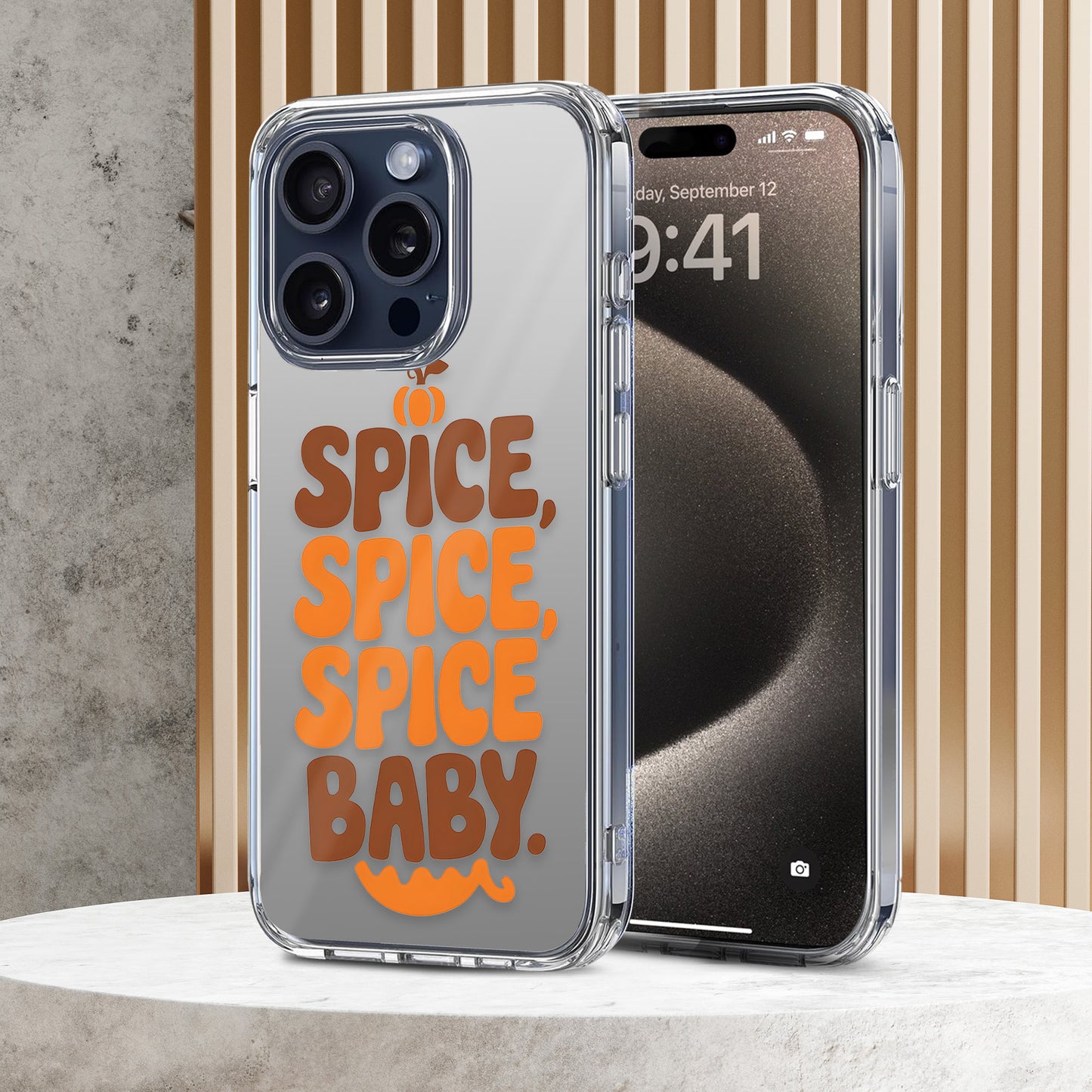 Spice Spice Spice Baby TPU Clear Case for iPhone & Samsung Phones