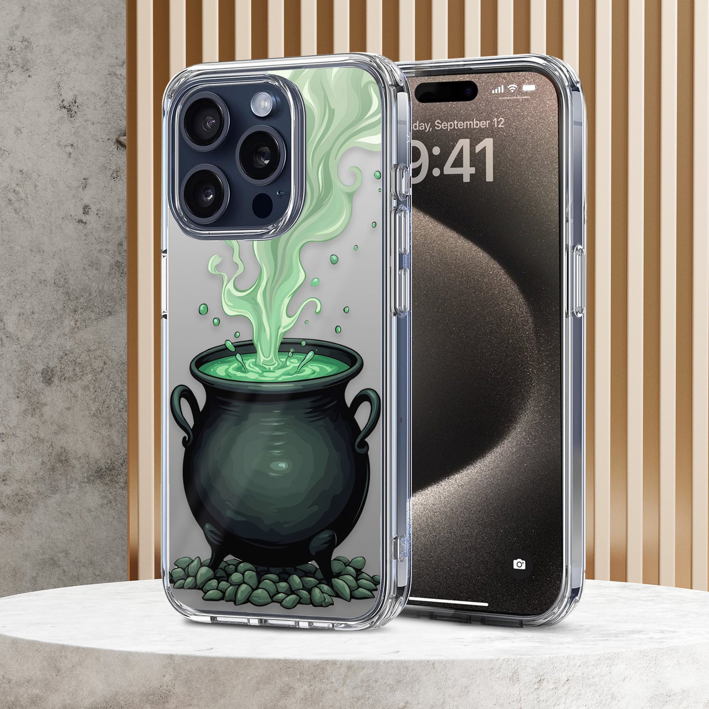 Bubbling Cauldron TPU Clear Case for iPhone & Samsung Phones