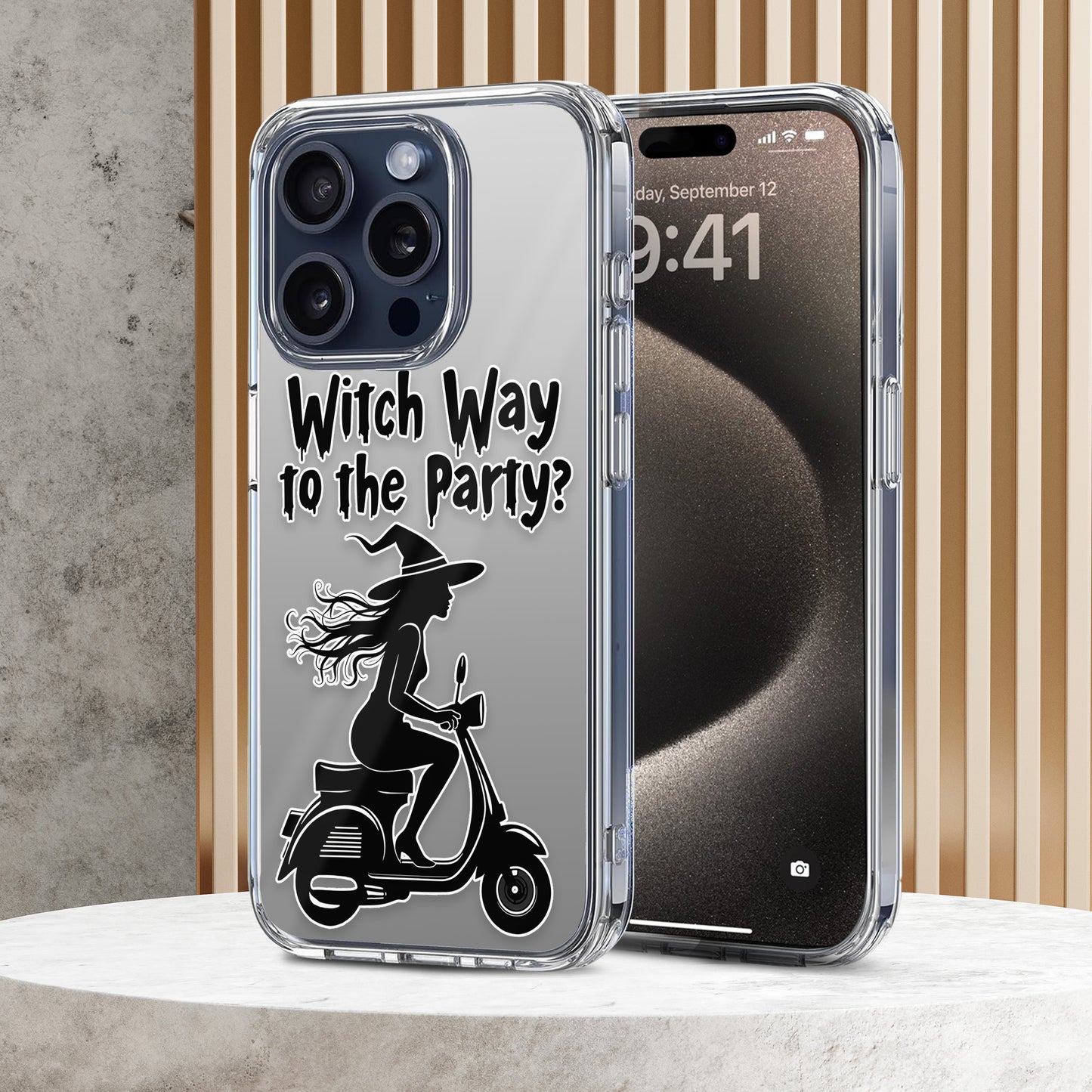 Which Way to the Party TPU Clear Case for iPhone & Samsung Phones