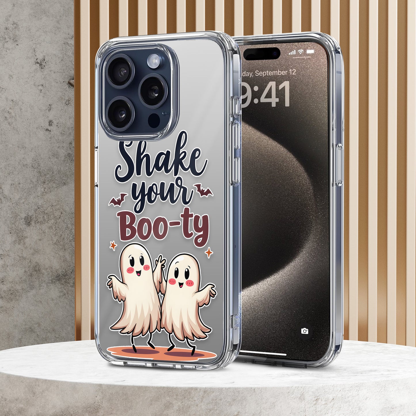 Shake Your Boo-ty TPU Clear Case for iPhone & Samsung Phones