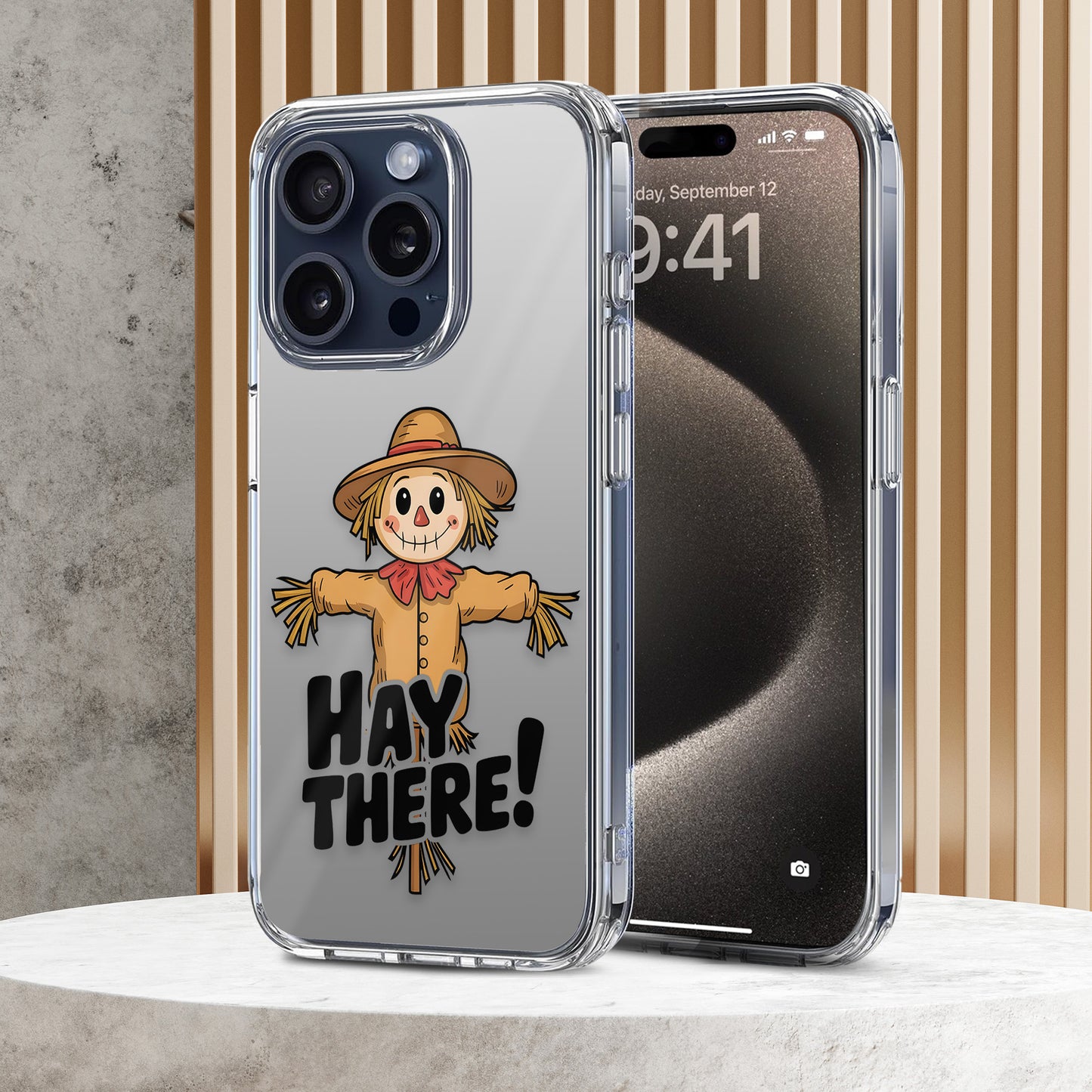 Hey There TPU Clear Case for iPhone & Samsung Phones