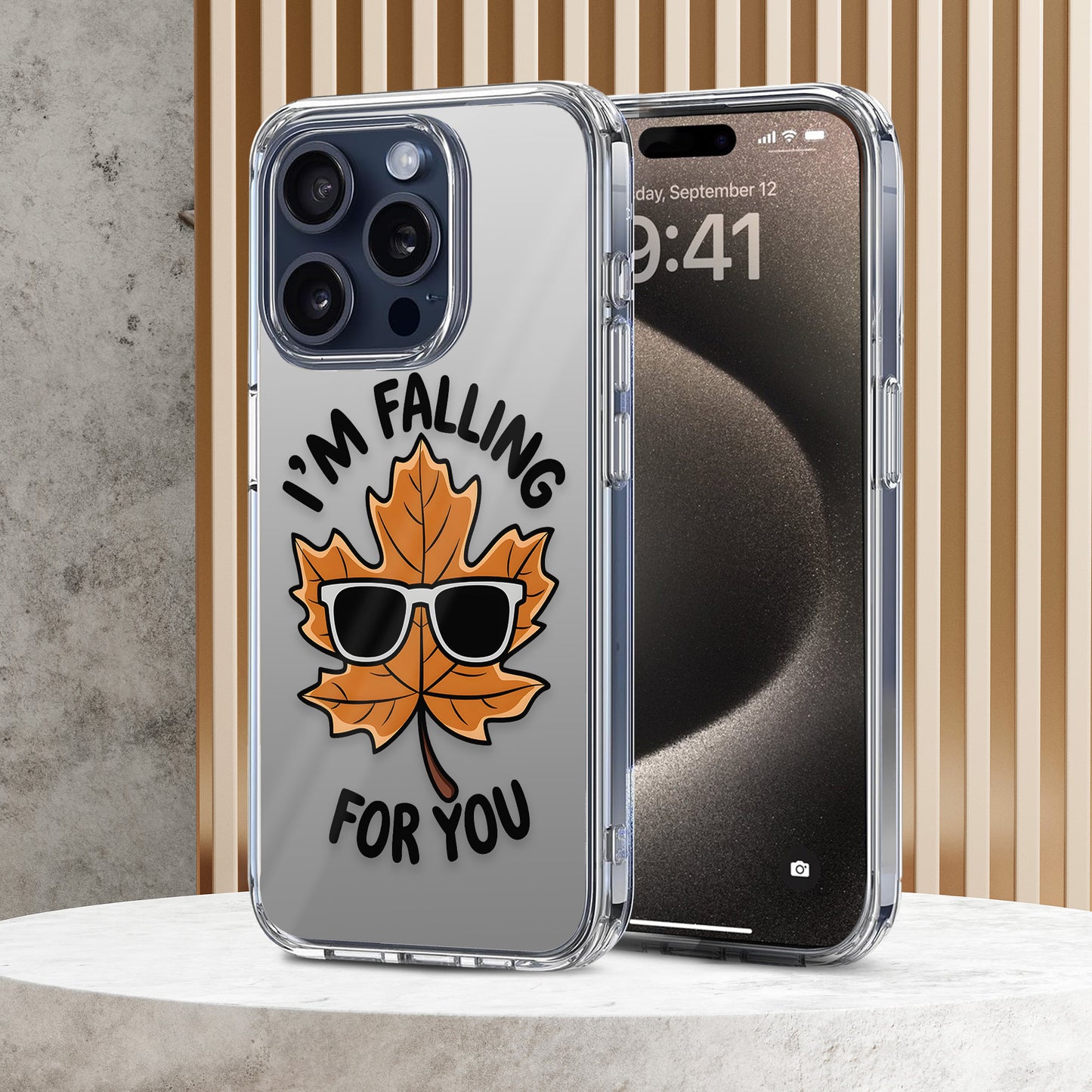 Fall Left For You TPU Clear Case for iPhone & Samsung Phones