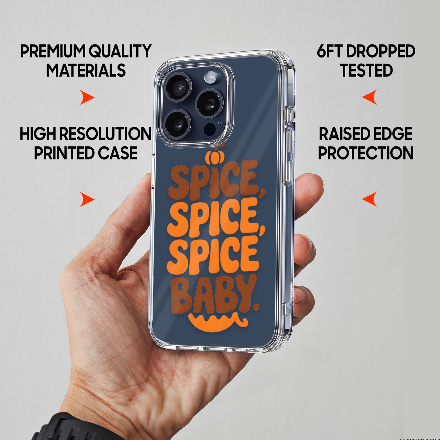 Spice Spice Spice Baby TPU Clear Case for iPhone & Samsung Phones