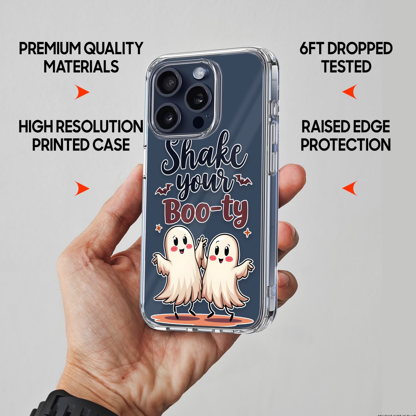 Shake Your Boo-ty TPU Clear Case for iPhone & Samsung Phones