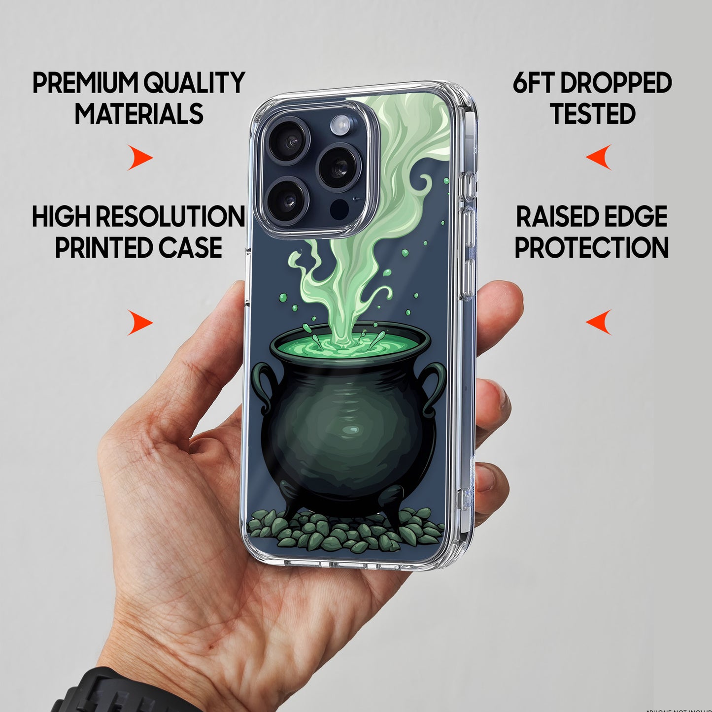 Bubbling Cauldron TPU Clear Case for iPhone & Samsung Phones