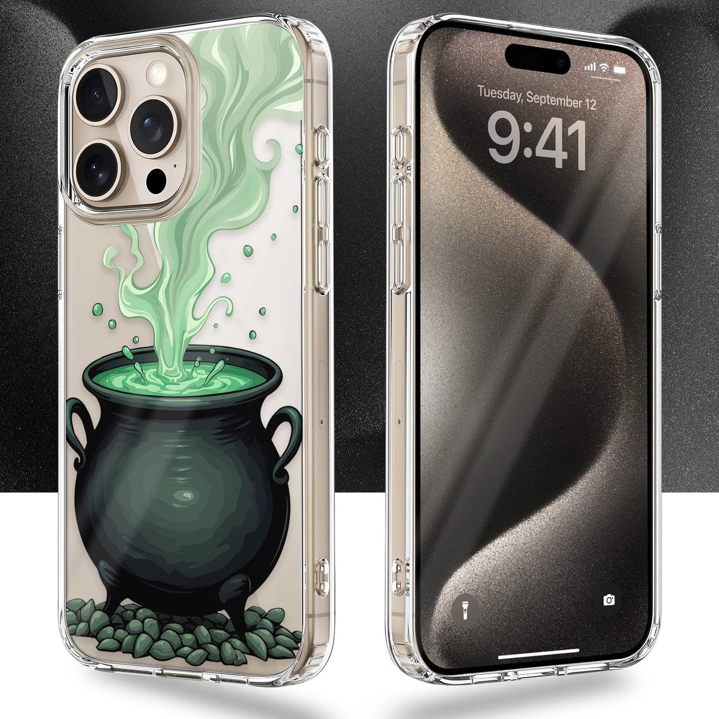 Bubbling Cauldron TPU Clear Case for iPhone & Samsung Phones