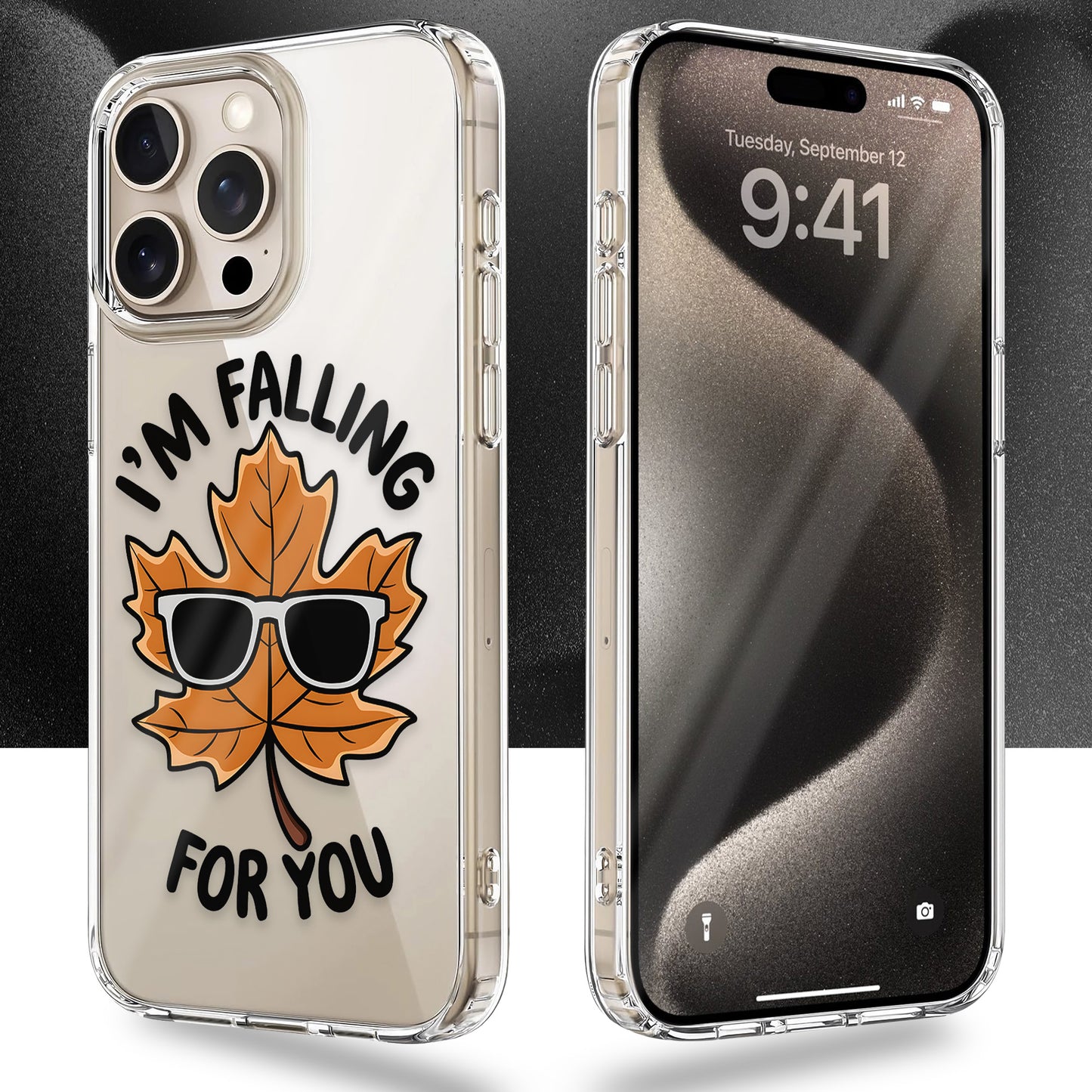 Fall Left For You TPU Clear Case for iPhone & Samsung Phones