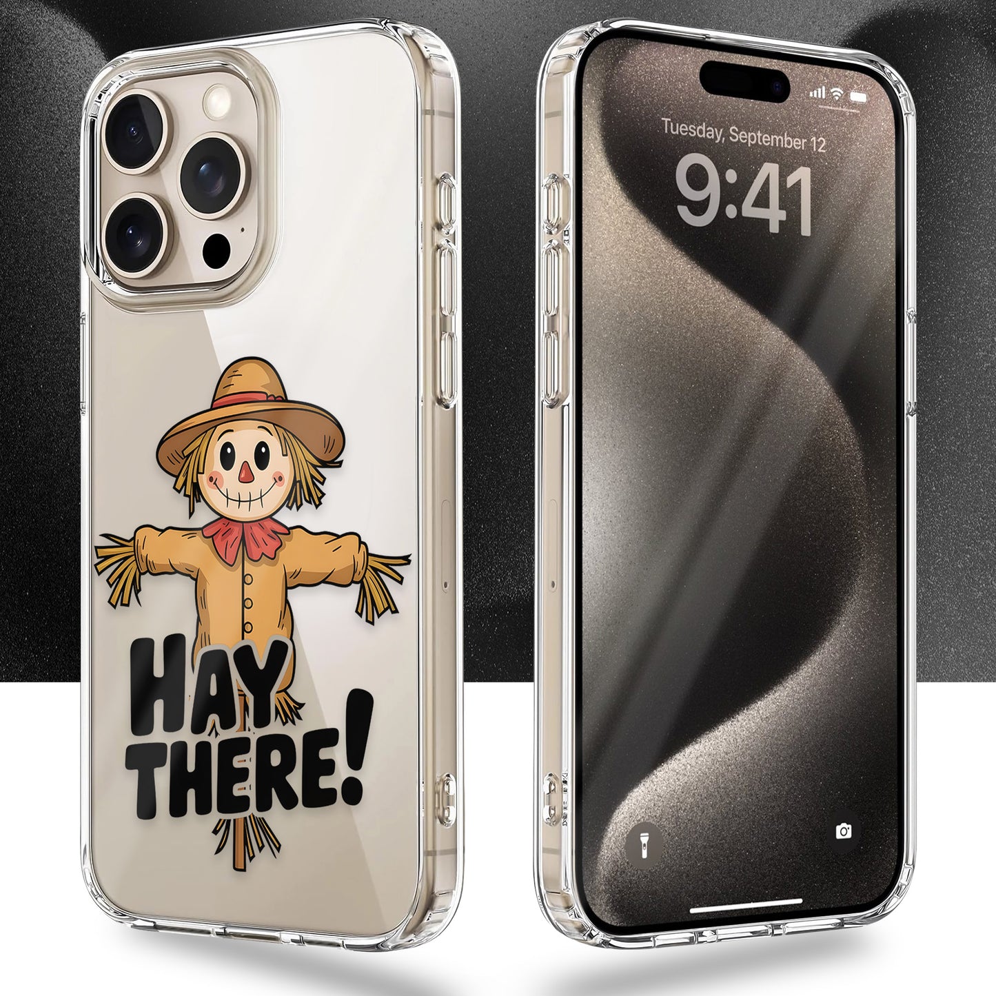 Hey There TPU Clear Case for iPhone & Samsung Phones