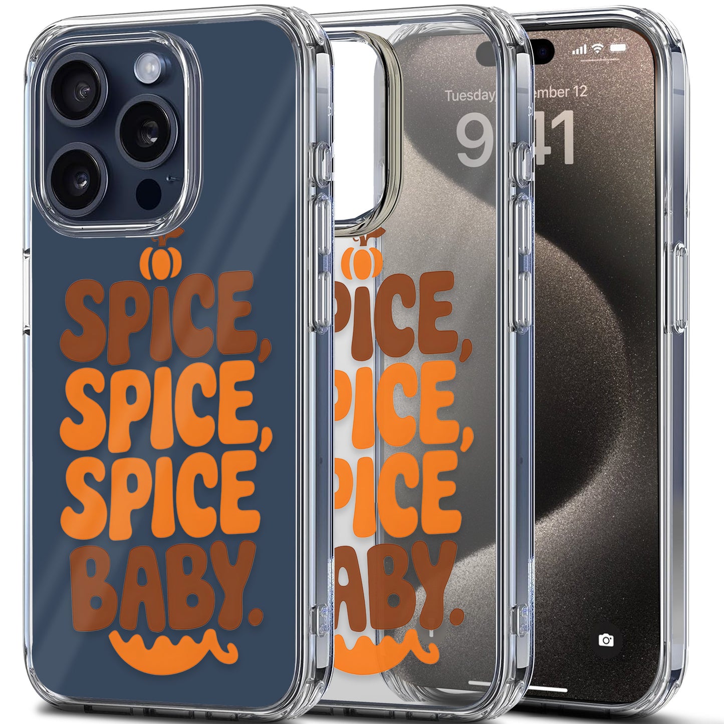 Spice Spice Spice Baby TPU Clear Case for iPhone & Samsung Phones