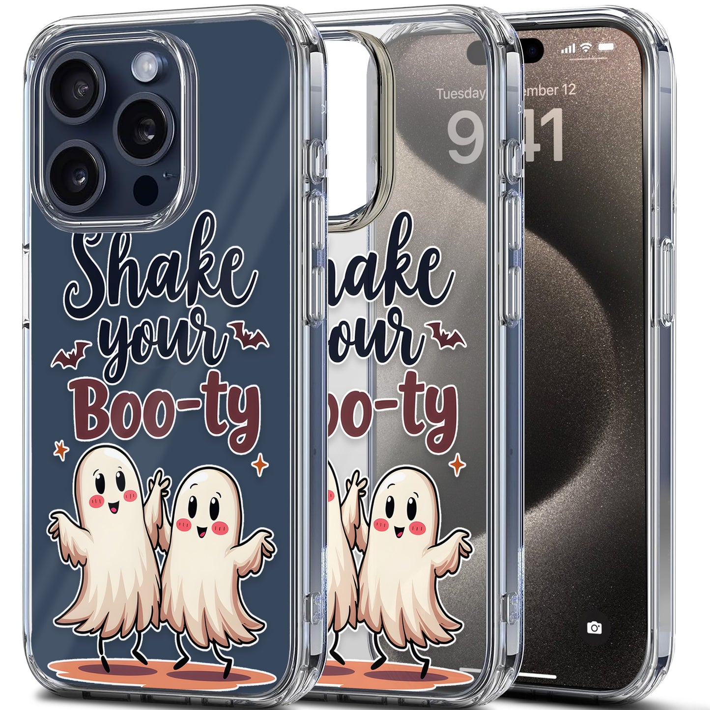 Shake Your Boo-ty TPU Clear Case for iPhone & Samsung Phones