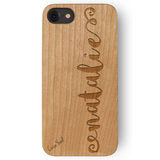 Wooden Cell Phone Case Cover, Laser Engraved case for iPhone & Samsung phone Custom Design Personalized Wooden Cell Phone Case iPhone & Samsung Models Design