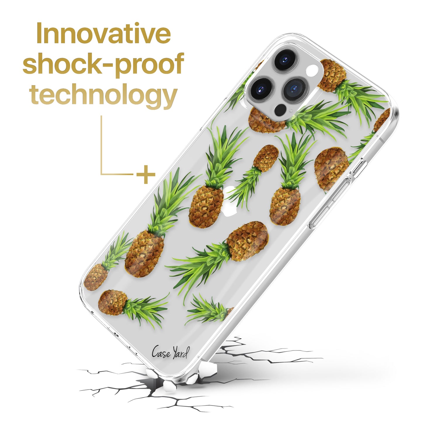 Pineapple Yard TPU Clear Phone Case for iPhone & Samsung Phones