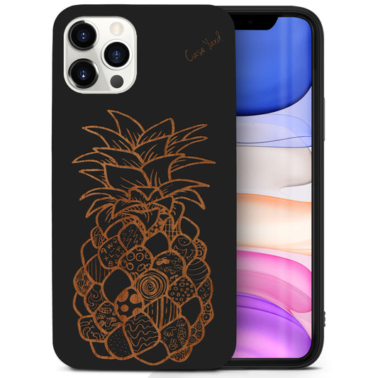 Wooden Cell Phone Case Cover, Laser Engraved case for iPhone & Samsung phone Pineapple Express Design